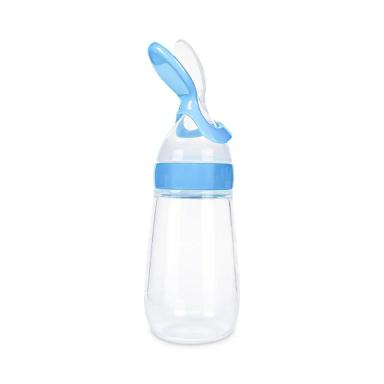 COLHER DOSADORA EM SILICONE COM TAMPA ADOLETA BEBê
