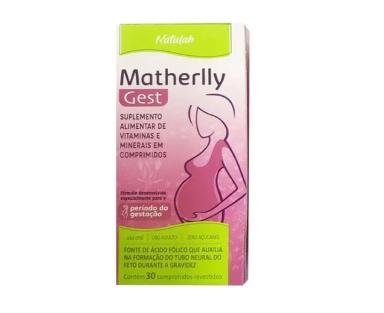 SUPLEMENTO MATHERLLY GEST COM 30 COMPRIDOS - NATULAB