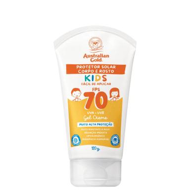 AUSTRALIAN GOLD KIDS FPS 70 - PROTETOR SOLAR CORPORAL 120G 120ml