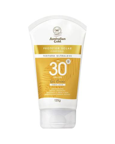 Australian Gold Gel Creme Corporal Toque Seco Fps 30 - Protetor Solar 120G