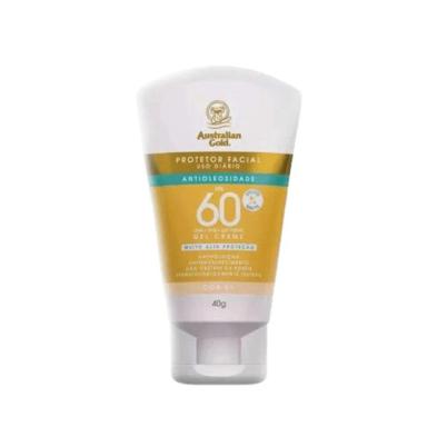 AUSTRALIAN GOLD GEL - PROTETOR SOLAR FACIAL FPS60 COR 01 40G