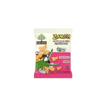 BISCOITO VEGANO ORGâNICO MORANGO ZOORETA MãE TERRA INTEGRAL 80G