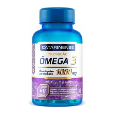 ÔMEGA 3 1000MG EPA 540MG+DHA 360MG - CATARINENSE 60 CáPSULAS