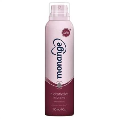 DESODORANTE AEROSSOL MONANGE HIDRATAçãO INTENSIVA 150ML