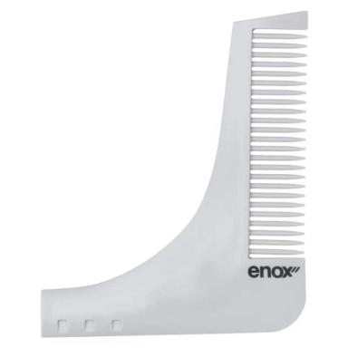 PENTE EM L MODELADOR PARA BARBA ENOX Cinza