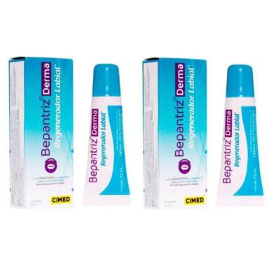 KIT BEPANTRIZ DERMA REGENERADOR LABIAL CIMED 7,5ML 2UNIDADES