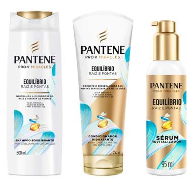 KIT SHAMPOO EQUILíBRIO 300ML + CONDICIONADOR EQUILíBRIO 250ML + SERUM EQUILíBRIO 95ML
