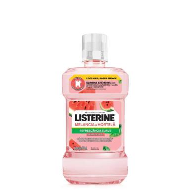 ENXAGUANTE BUCAL LISTERINE MELANCIA &amp;amp;AMP; HORTELã SEM ÁLCOOL 500ML