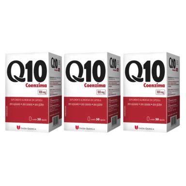 KIT C3 SUPLEMENTO Q10 COENZIMA C30 CAPS – UNIãO QUíMICA