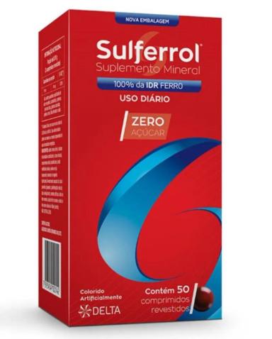SUPLEMENTO MINERAL SULFERROL 50CPR