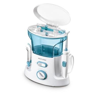 IRRIGADOR ORAL MULTILASER HC037 BRANCO E AZUL 110V/220V 1 Unidade