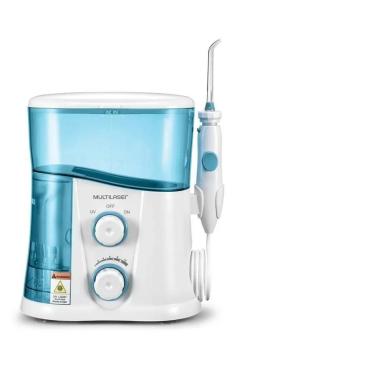 IRRIGADOR ORAL MULTILASER HC038 BRANCO E AZUL 110V/220V 1 Unidade
