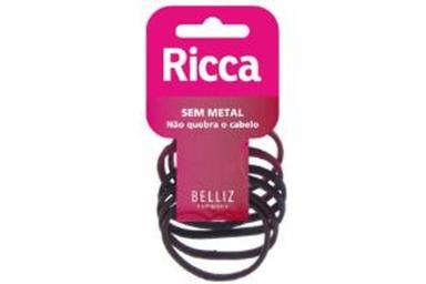 RICCA ELASTICOS 6MM S/ METAL 6UN COD 896