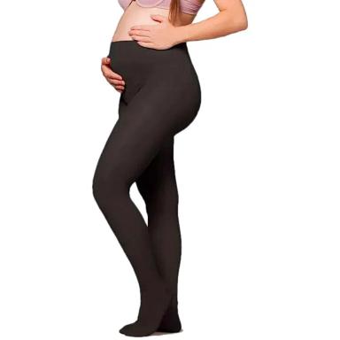 MEIA-CALçA AUDACE MATERNIDADE 15-20MMHG FECHADA PRETA TAM C