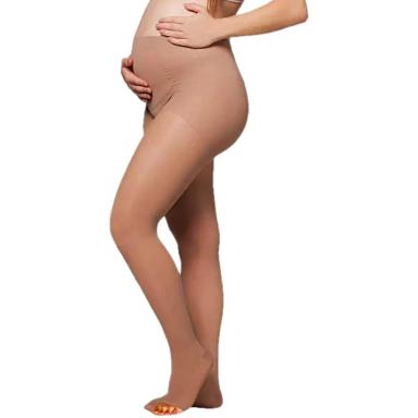 MEIA-CALçA AUDACE MATERNIDADE 15-20MMHG ABERTA NATURAL TAM A