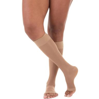 MEIA 3/4 LEGLINE VENOSAN 20-30MMHG ABERTA SAHARA TAM M