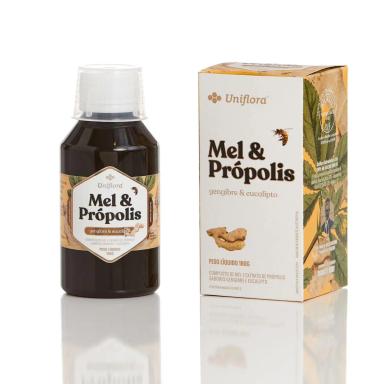 XAROPE DE MEL COM GENGIBRE, PRóPOLIS E EUCALIPTO 180G