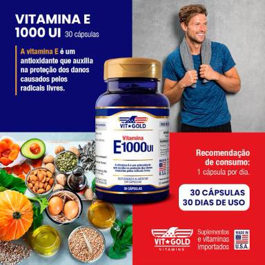 KIT 2x Vitamina E 1000UI Vigold 30 Cápsulas