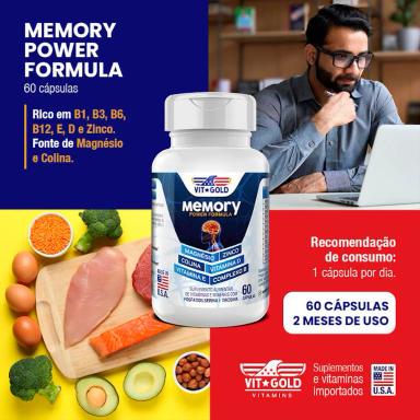 MEMORY POWER FORMULA VITGOLD 60 CáPSULAS